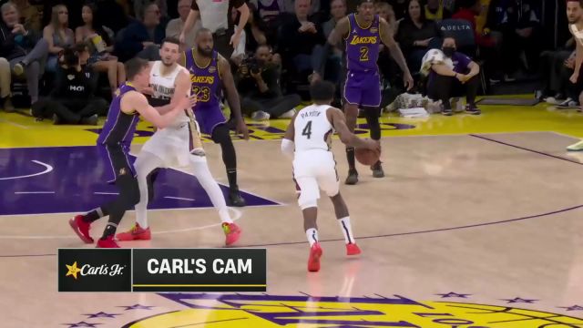 【2025年04月05日 鹈鹕vs湖人集锦】防不胜防！佩顿击地妙传马特科维奇双手暴扣肆虐篮筐