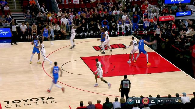 【2025年04月05日 雷霆vs火箭集锦】亚历山大小抛投纵享丝滑 杰伦-格林突分伊森双手暴扣