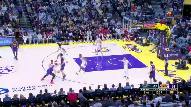 【2025年04月05日 鹈鹕vs湖人集锦】逐渐找回状态！东契奇后撤步三分手起刀落精准命中