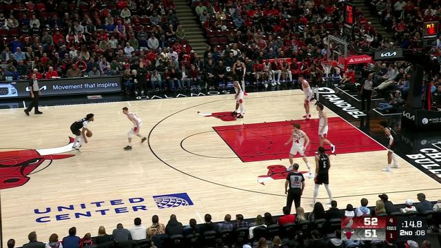 【2025年04月05日 开拓者vs公牛集锦】打进巨星球 夏普空中漫步极限打板命中关键球