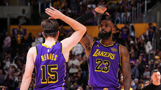 【2025年04月05日 鹈鹕vs湖人集锦】鹈鹕vs湖人精彩集锦 三叉戟合砍92分三杀鹈鹕重回西部第三