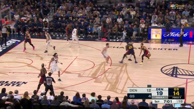 【2025年04月05日 掘金vs勇士集锦】延续上场手感！波杰姆斯基底角空位三分接球就投稳稳命中