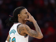 NBA官宣：莫兰特被警告后再度做“扫射”不当动作 罚款7.5万美元