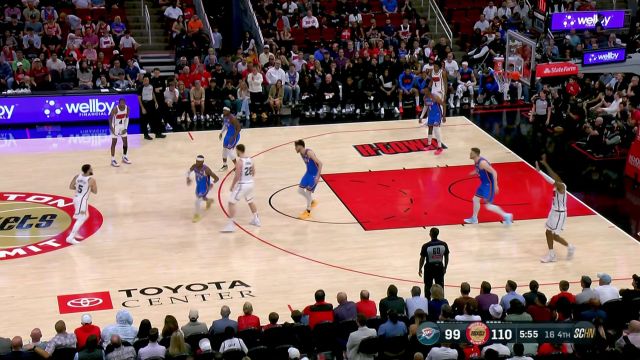 【2025年04月05日 雷霆vs火箭集锦】突施冷箭最为致命 杰伦-格林三分线外手起刀落