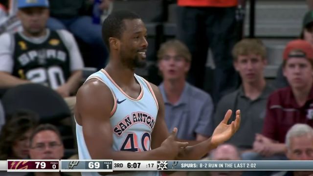 【2025年04月05日】骑士vs马刺第3节英文原声录像回放