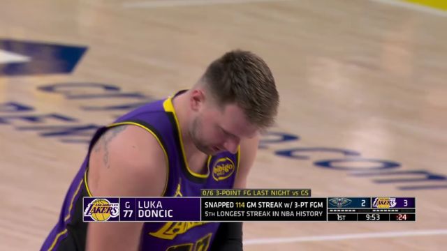 【2025年04月05日】鹈鹕vs湖人第1节中文解说录像回放