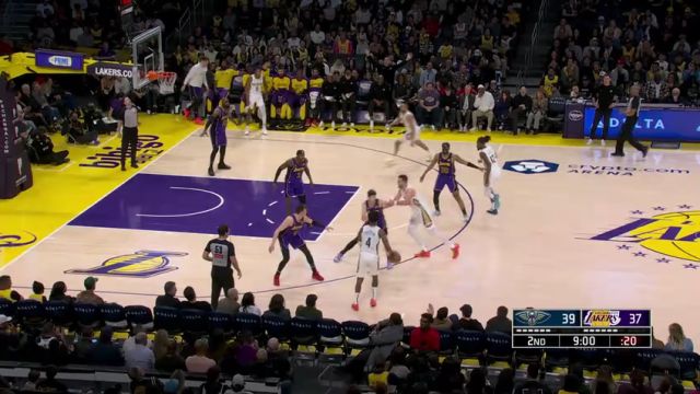 【2025年04月05日】NBA常规赛：鹈鹕vs湖人第2节中文解说录像回放