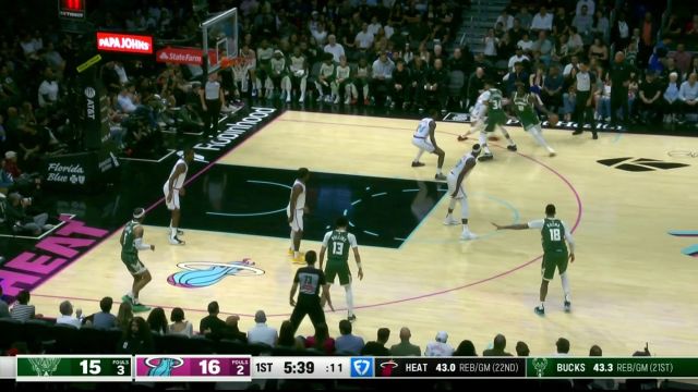 【2025年04月06日 雄鹿vs热火集锦】配合天衣无缝！普林斯高抛喂饼字母哥单臂空接势大力沉