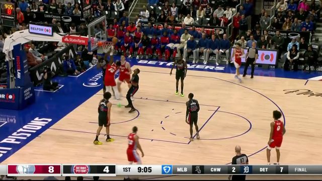 【2025年04月06日 灰熊vs活塞集锦】休想在我面前得分！斯图尔图高高跃起送给3J一记遮天大帽