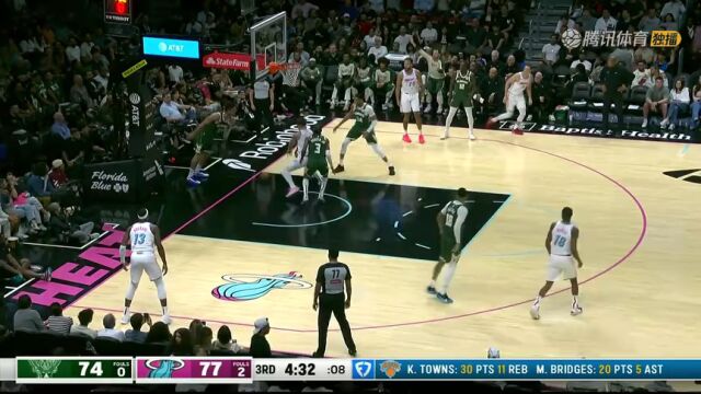 【2025年04月06日】NBA常规赛：雄鹿vs热火第3节中文解说录像回放