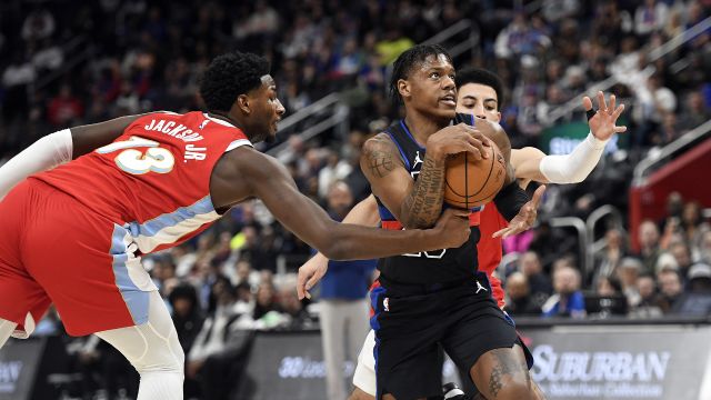 【2025年04月06日 灰熊vs活塞集锦】灰熊109-103活塞 贝恩携手3J合砍65分艰险战胜活塞