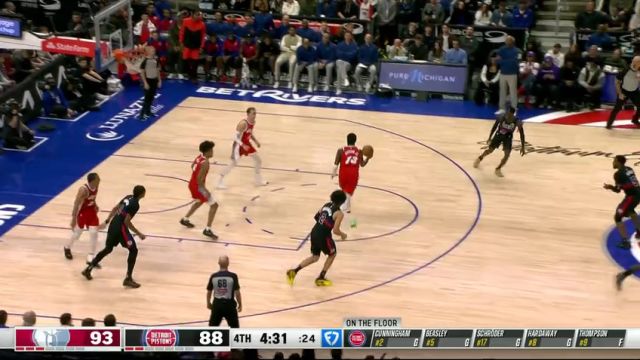 【2025年04月06日】灰熊vs活塞第4节中文解说录像回放