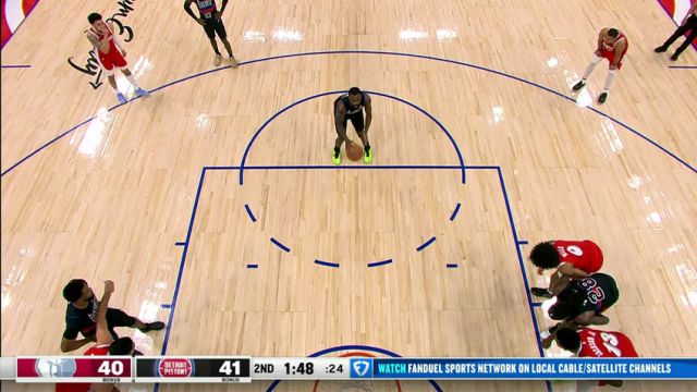 【2025年04月06日】灰熊vs活塞第2节中文解说录像回放