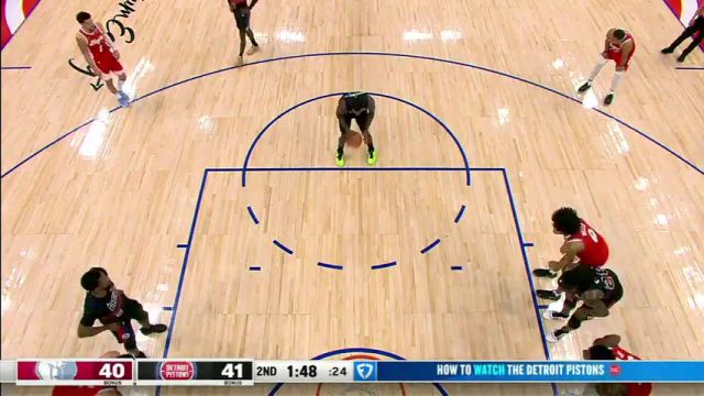 【2025年04月06日】灰熊vs活塞第2节英文原声录像回放