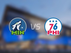 森林狼vs76人在线直播-NBA常规赛(2025年04月06日)