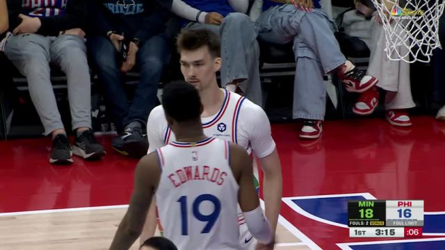 【2025年04月06日】森林狼vs76人第1节英文原声录像回放