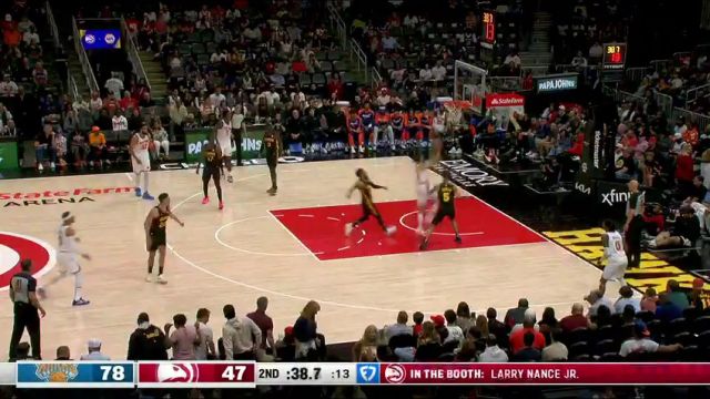 【2025年04月06日】尼克斯vs老鹰第2节英文原声录像回放