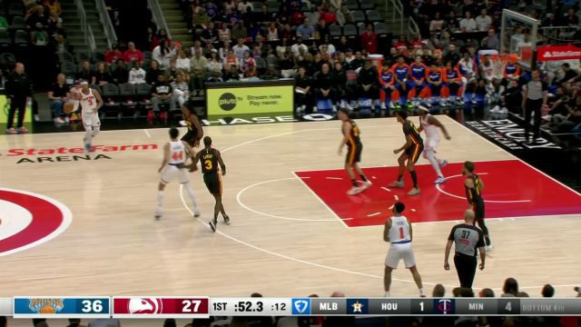 【2025年04月06日 尼克斯vs老鹰集锦】反击速度快如闪电！勒维尔瞅准时机抢断快攻上演双手暴扣