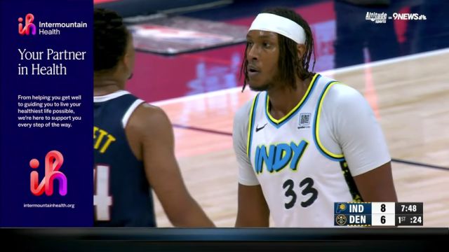 【2025年04月07日】NBA常规赛：步行者vs掘金第1节英文原声录像回放