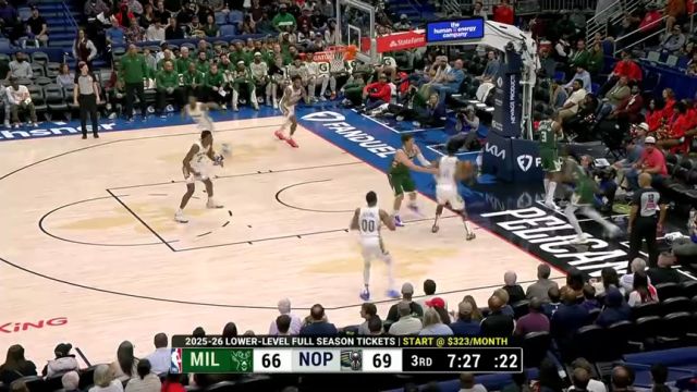 【2025年04月07日 雄鹿vs鹈鹕集锦】乱战之中可不能自乱阵脚 埃尔弗里德-佩顿妙传米西双手暴扣