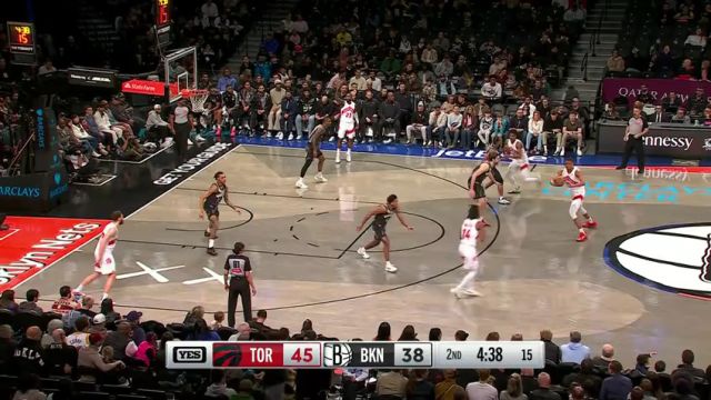 【2025年04月07日】猛龙vs篮网第2节中文解说录像回放