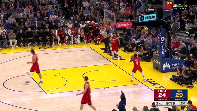 【2025年04月07日 火箭vs勇士集锦】小贾巴里史密斯转换三分手起刀落 巴特勒强拆炸弹迅速回击