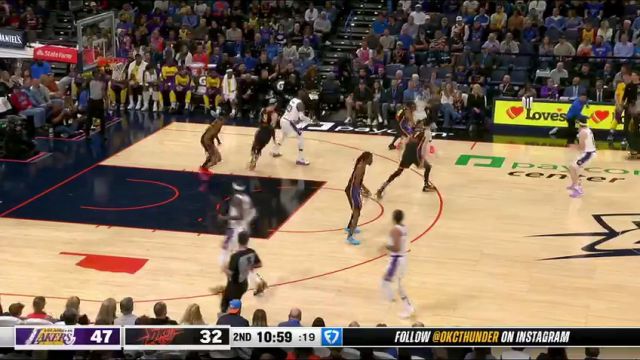 【2025年04月07日】NBA常规赛：湖人vs雷霆英文原声全场录像回放