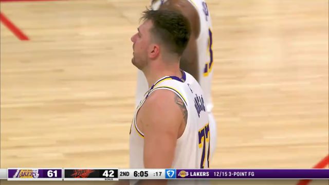 【2025年04月07日】NBA常规赛：湖人vs雷霆第2节中文解说录像回放