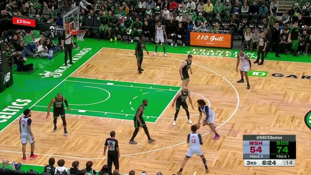 【2025年04月07日 奇才vs凯尔特人集锦】射程没有极限 普尔可以在任意距离投射超远三分稳稳命中