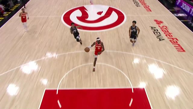 【2025年04月07日 爵士vs老鹰集锦】这个击地太容易识破 勒维尔一飞冲天双手灌筐