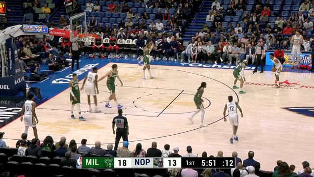 【2025年04月07日 雄鹿vs鹈鹕集锦】埃尔弗里德-佩顿隐形击地 布鲁斯-布朗心领神会接球上篮