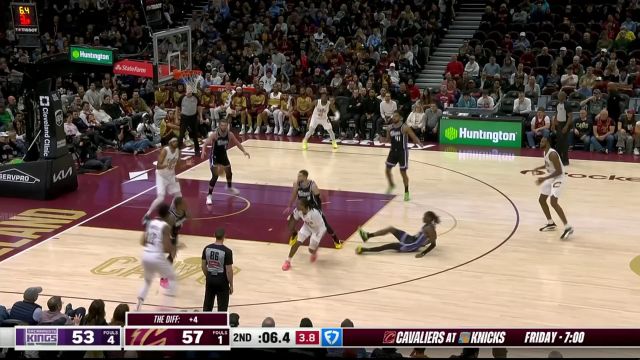 【2025年04月07日 国王vs骑士集锦】与时间赛跑就不能犹豫 基恩-埃利斯超远压哨技惊四座