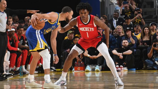 【2025年04月07日 火箭vs勇士集锦】火箭vs勇士五佳球 库里超远三分阿门折叠扣篮