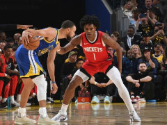 NBA回放全场录像高清：常规赛火箭vs勇士（4月7日）杰伦-格林21+5