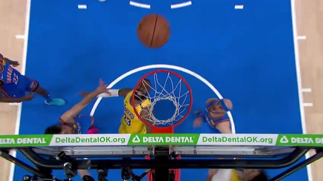 【2025年04月09日】NBA常规赛：湖人vs雷霆第1节中文解说录像回放