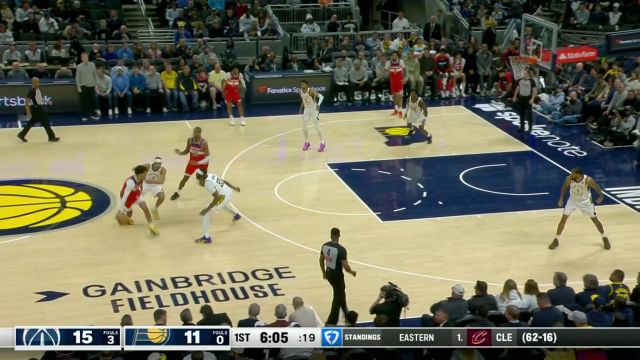 【2025年04月09日 奇才vs步行者集锦】传的恰到好处！普尔突破分球尚帕涅空切暴扣一气呵成