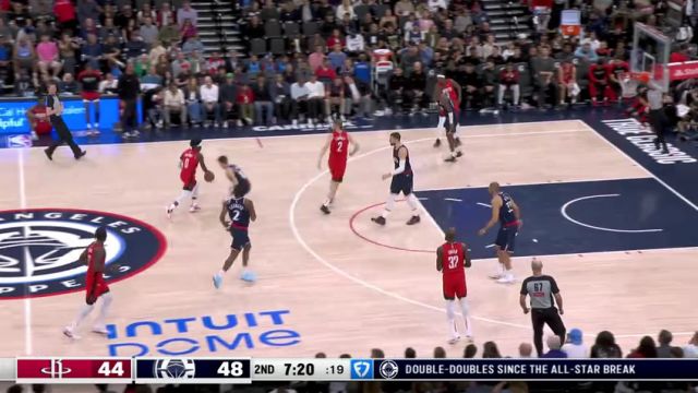 【2025年04月10日】NBA常规赛：火箭vs快船第2节中文解说录像回放