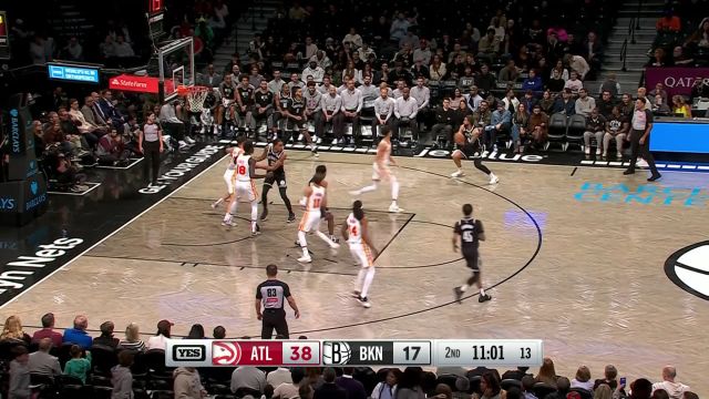 【2025年04月11日 老鹰vs篮网集锦】球队全得靠我！扎伊尔-威廉姆斯无惧防守拿下两分还有加罚