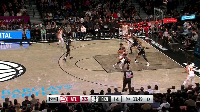 【2025年04月11日 老鹰vs篮网集锦】这就是状元郎的实力！里萨谢半场狂砍23分投篮11中9超高命中率