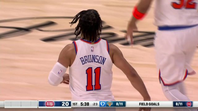 【2025年04月11日 尼克斯vs活塞集锦】尼克斯106-115活塞 坎宁安36分8助攻率队捍卫主场终结连败