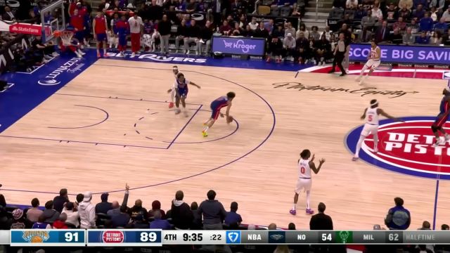 【2025年04月11日 尼克斯vs活塞集锦】绝对不贪功！坎宁安成功抢断妙传比斯利暴扣得手追平比分