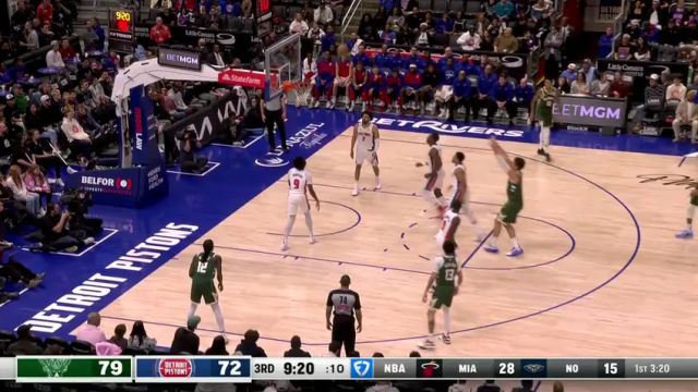 【2025年04月12日】NBA常规赛：雄鹿vs活塞第3节中文解说录像回放