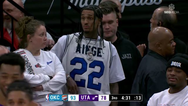 【2025年04月12日】NBA常规赛：雷霆vs爵士第3节中文解说录像回放