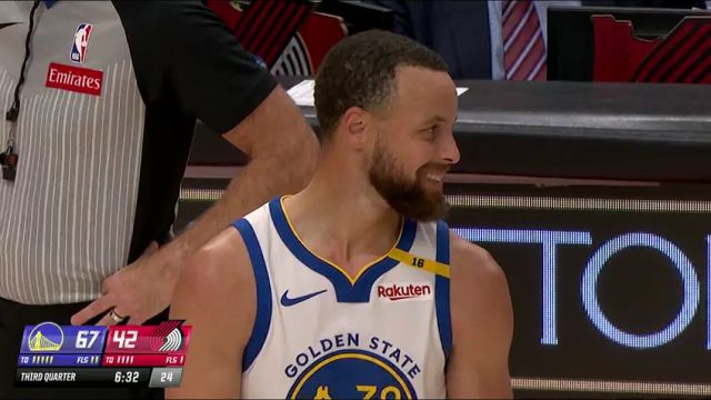 【2025年04月12日】勇士vs开拓者第3节英文原声录像回放