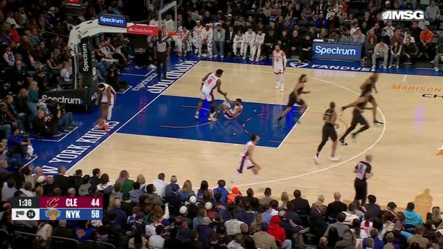 【2025年04月12日】骑士vs尼克斯第2节英文原声录像回放