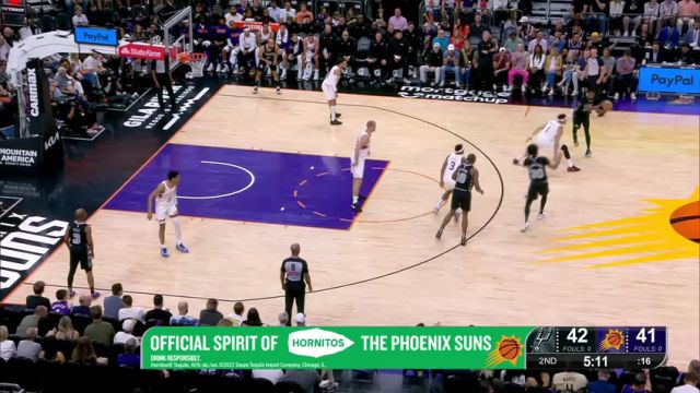 【2025年04月12日】马刺vs太阳第2节英文原声录像回放