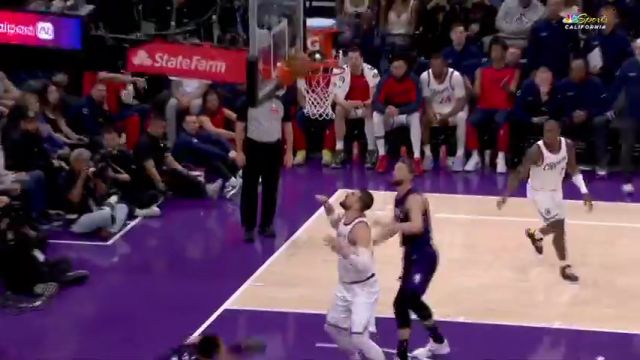 【2025年04月12日】快船vs国王第2节中文解说录像回放