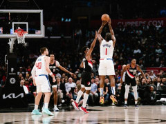 哈登39+7+10助快船险胜，超越詹姆斯成为历史第二！