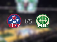 NBA常规赛活塞vs雄鹿全场高清中文录像回放(2025年04月14日)