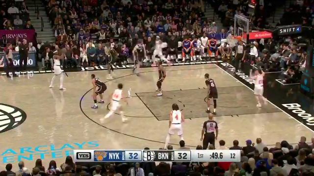 【2025年04月14日】NBA常规赛：尼克斯vs篮网第1节中文解说录像回放